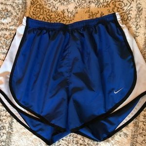 Blue Nike tempo shorts